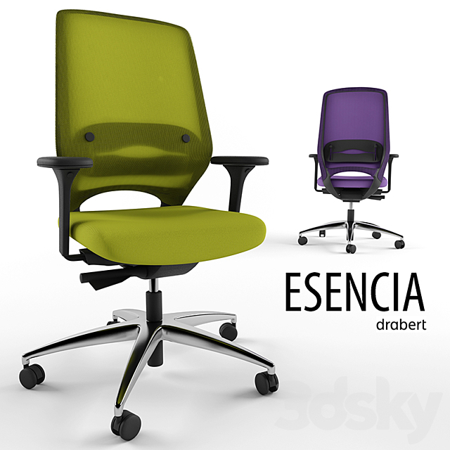 ESENCIA from Draber (desk chair) 3dsMax Model - thumbnail 1