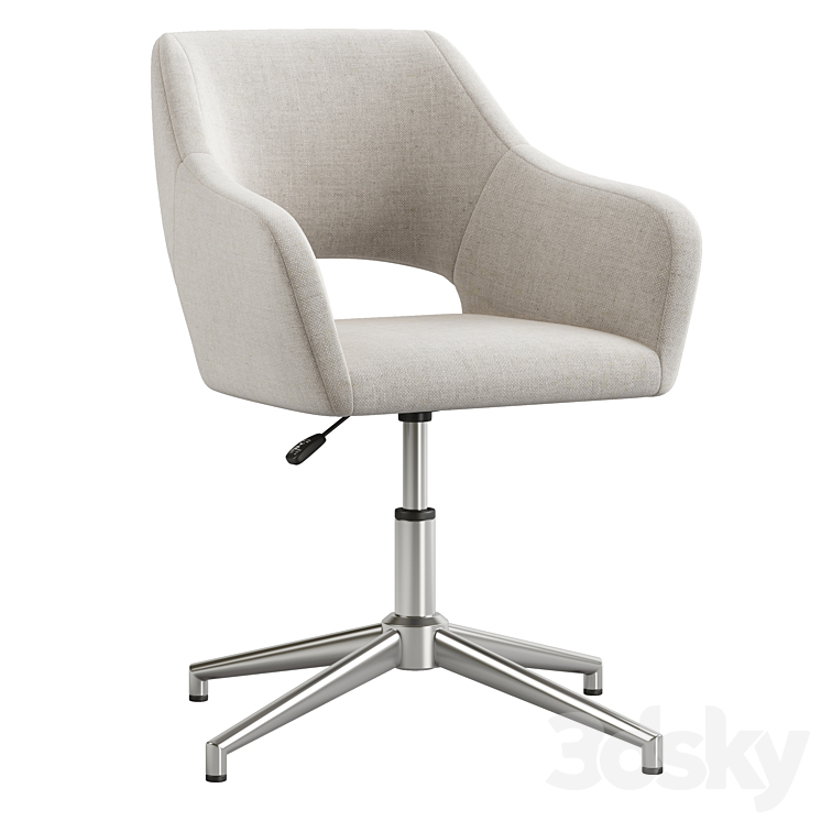 Esma office chair. La Redoute Interiors 3DS Max Model - thumbnail 1