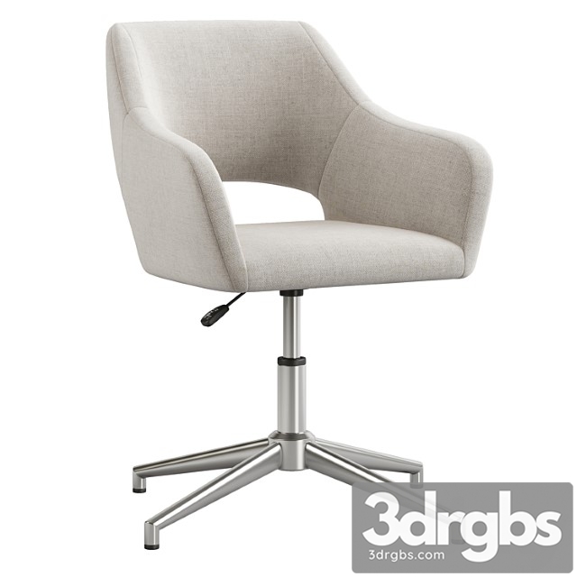 Esma Office Chair La Redoute Interiors 3dsmax Download - thumbnail 1