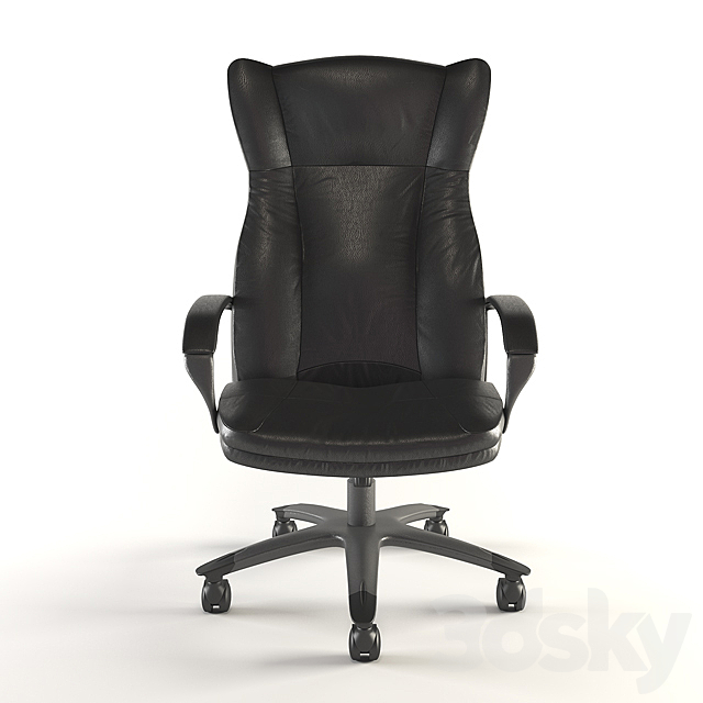 Executive Chair 3DS Max Model - thumbnail 2