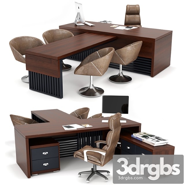 Executive table 2 3dsmax Download - thumbnail 1