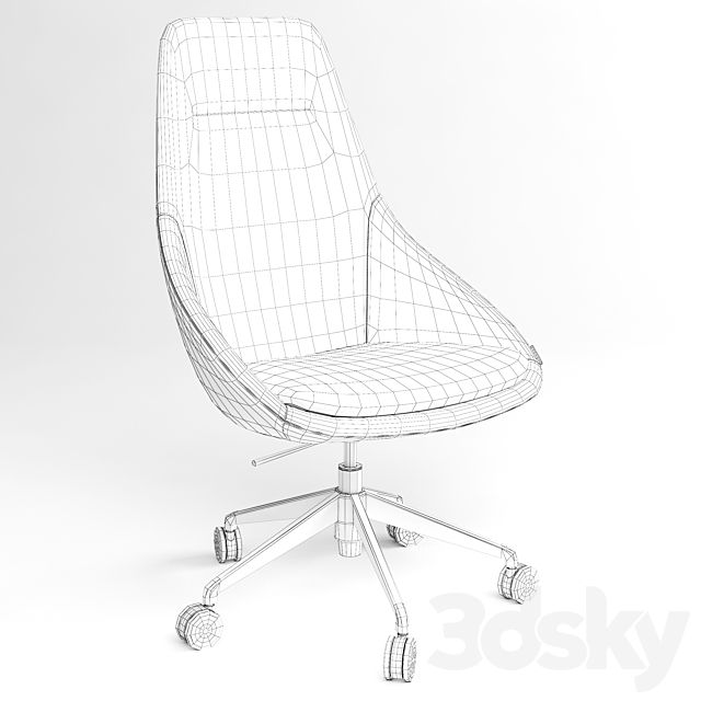 EZY CHAIR 3DS Max Model - thumbnail 3