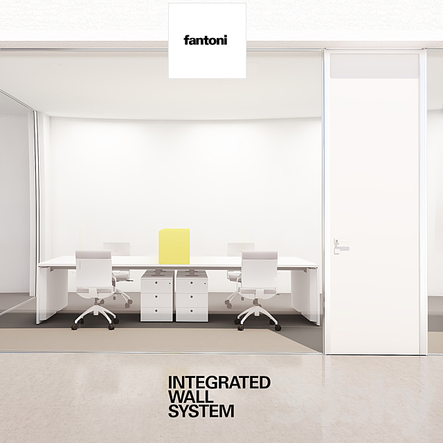 Fantoni office system 3ds Max - thumbnail 2