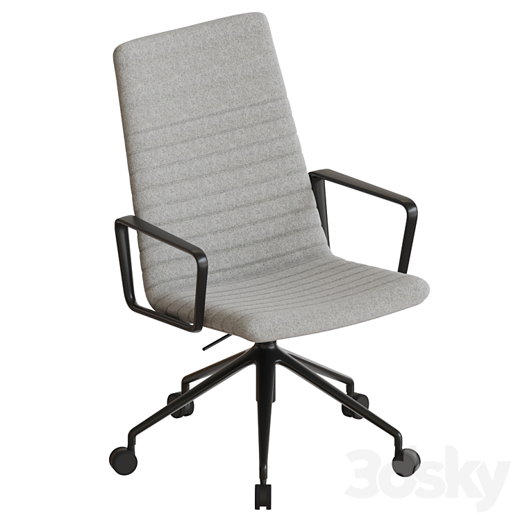 Flex Executive Chair SO1860 3DS Max Model - thumbnail 3