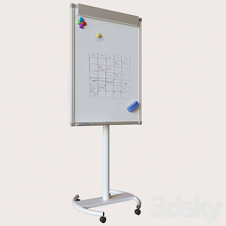 Flipchart Attache 700×1000 3DS Max - thumbnail 1