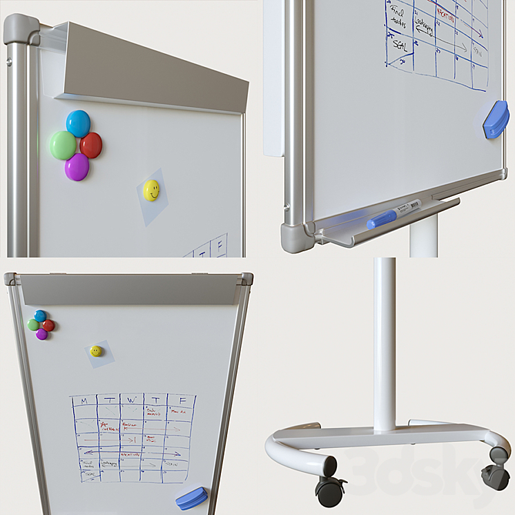 Flipchart Attache 700×1000 3DS Max - thumbnail 2