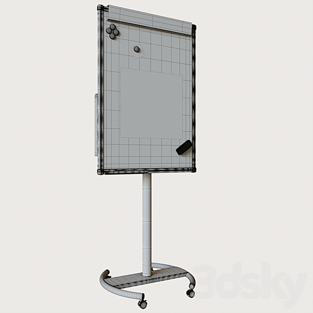 Flipchart Attache 700×1000 3DSMax File - thumbnail 3