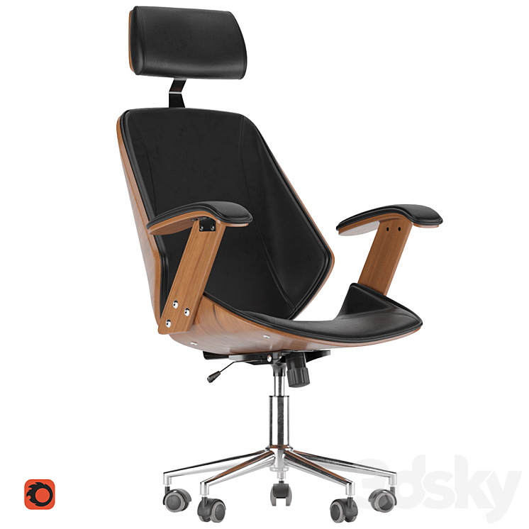 Frank orzech chair 3DS Max Model - thumbnail 1