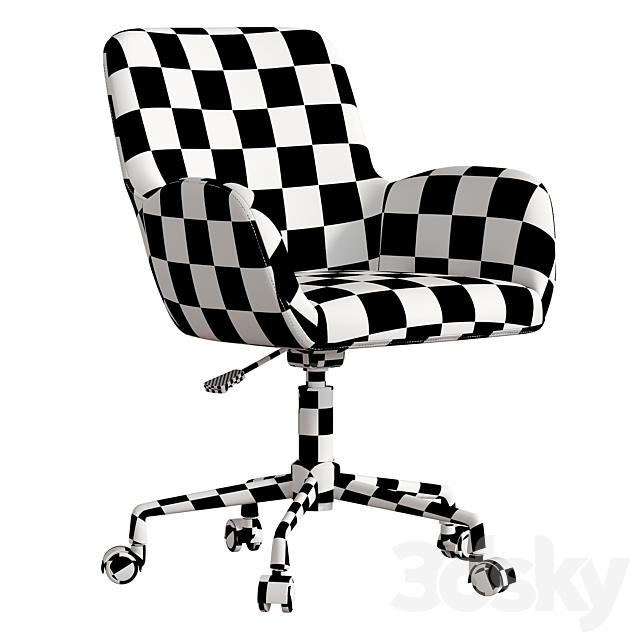 Frey Textile Sky Office Chair 3DS Max Model - thumbnail 6