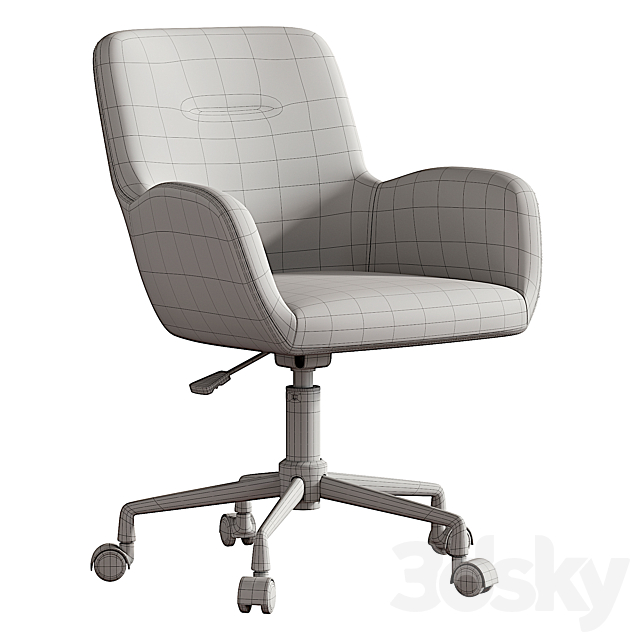 Frey Textile Sky Office Chair 3DS Max Model - thumbnail 7