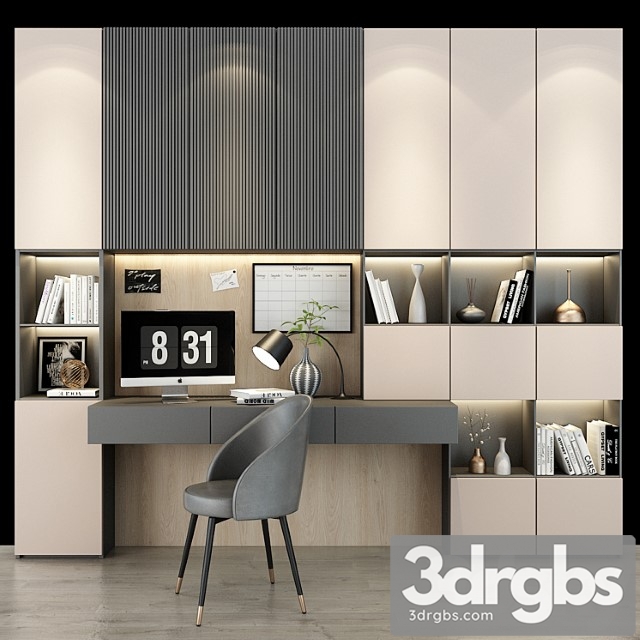 Furniture composition set 234 2 3dsmax Download - thumbnail 1