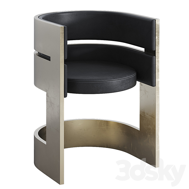 GAE Chair and FRANK Table by JORIS POGGIOLI 3DS Max Model - thumbnail 3