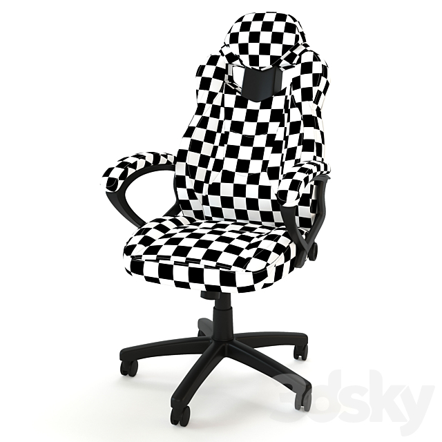 Gaming chair BUNDY 3DS Max Model - thumbnail 3