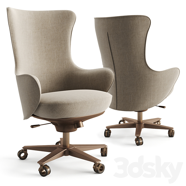 Giorgetti genius geust armchair 3DSMax File - thumbnail 1