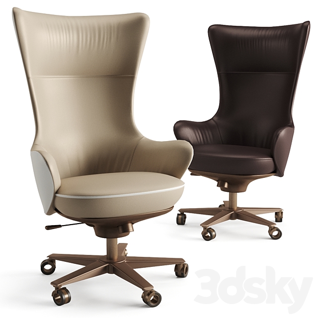 Giorgetti genius office chair 3DSMax File - thumbnail 1