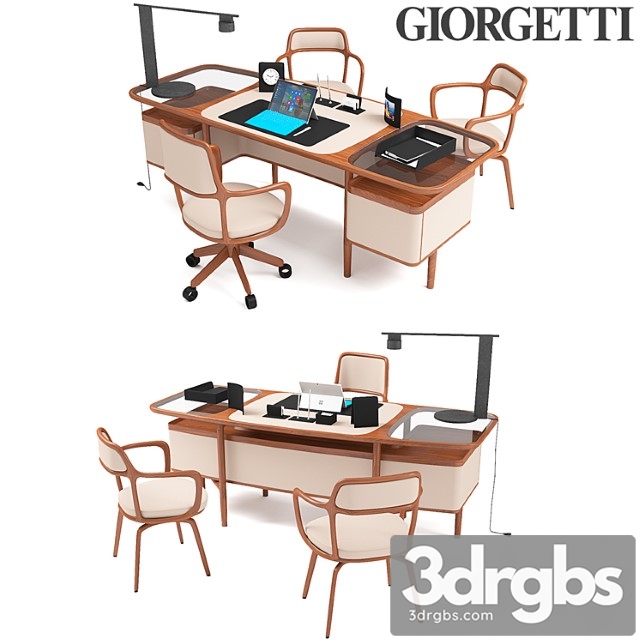 Giorgetti Mogul and Baron Set 3dsmax Download - thumbnail 1