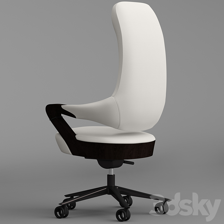 Giorgetti spinger office armchair 3DS Max - thumbnail 2