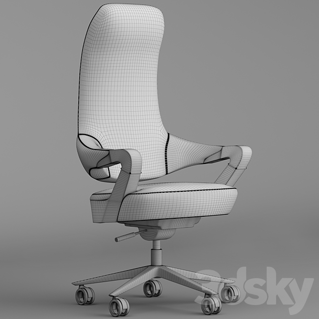 Giorgetti spinger office armchair 3DSMax File - thumbnail 3