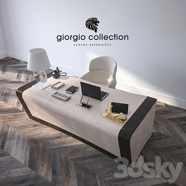 Giorgio Collection Luxury Experience LIFETIME office table 3DS Max Model - thumbnail 2