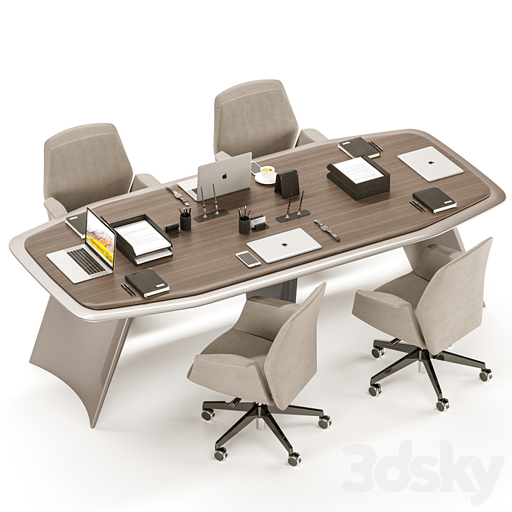 Gramy Conference Table MG40 3DS Max Model - thumbnail 3