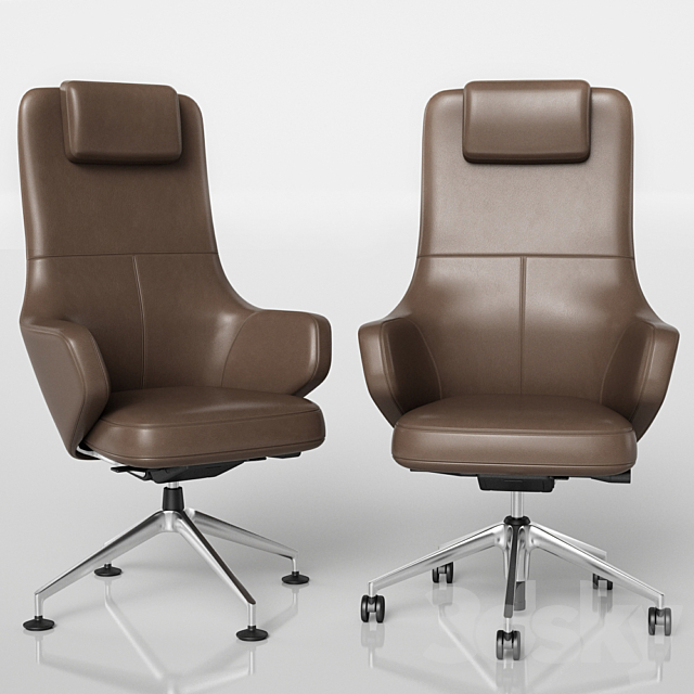 Grand Executive & Grand Conference by Vitra 3DS Max Model - thumbnail 1