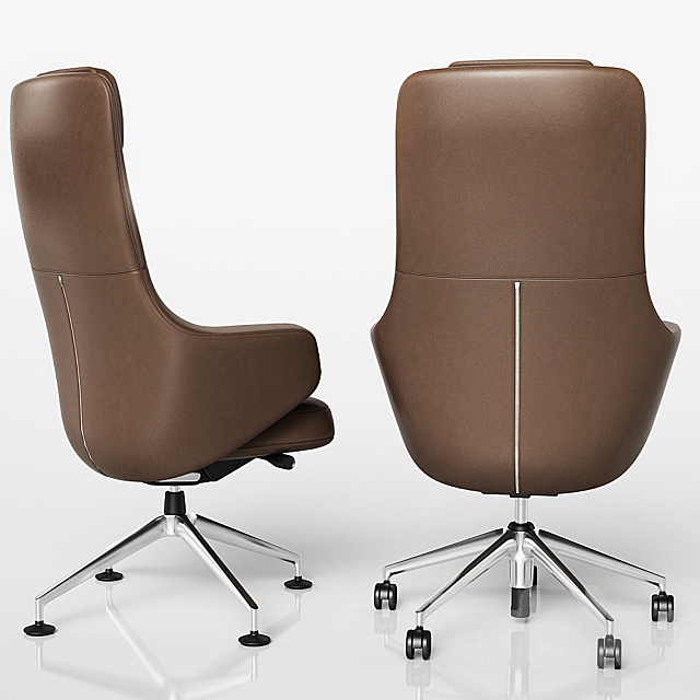 Grand Executive & Grand Conference by Vitra 3DS Max Model - thumbnail 2