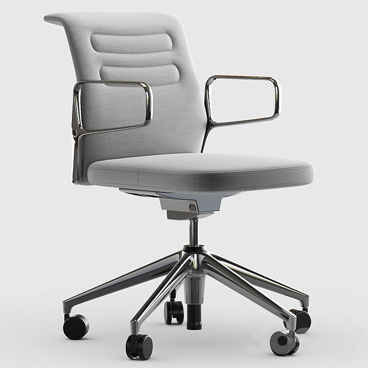 Gray & Sierra Gray Plano Vitra AC 5 Studio Chair 3DS Max - thumbnail 1