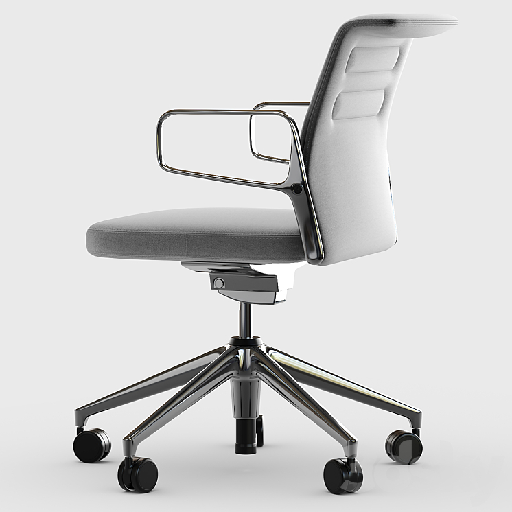 Gray & Sierra Gray Plano Vitra AC 5 Studio Chair 3DS Max - thumbnail 2