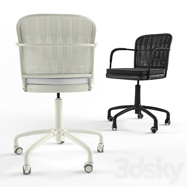 GREGOR Work chair by IKEA 3DS Max Model - thumbnail 3