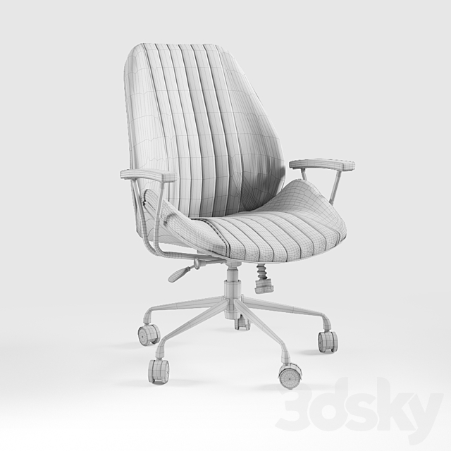 Hamilton Office Chair 3DSMax File - thumbnail 3