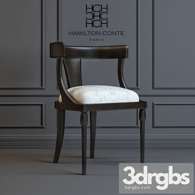 Hamilton Paris Josephine Chair 3dsmax Download - thumbnail 1