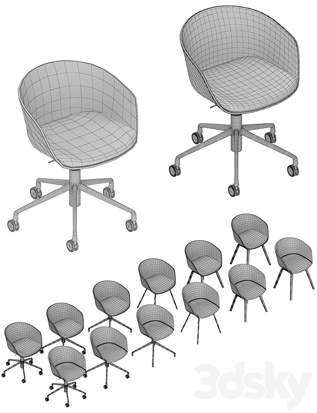 Hay About A Chair ACC 3DS Max Model - thumbnail 3