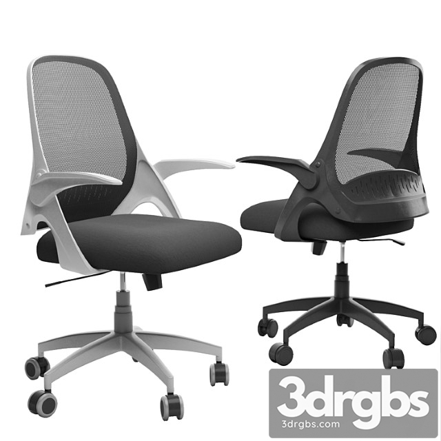 Hbada Task Desk Chair 3dsmax Download - thumbnail 1