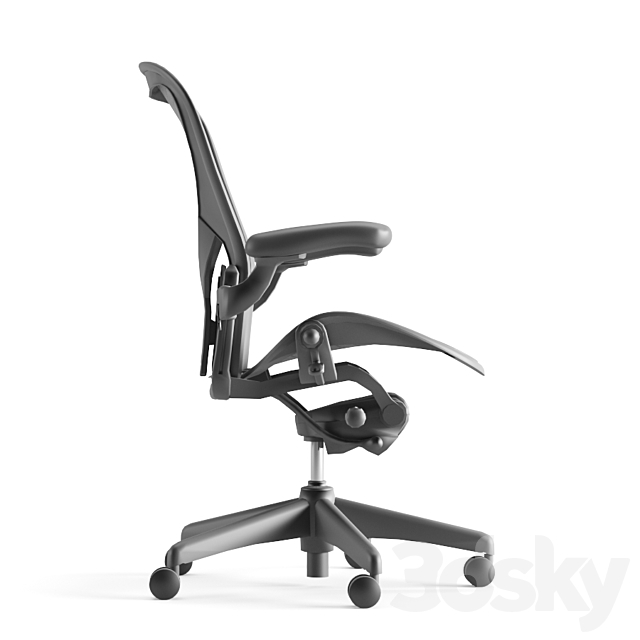 Herman Miller Aeron 3DS Max Model - thumbnail 4