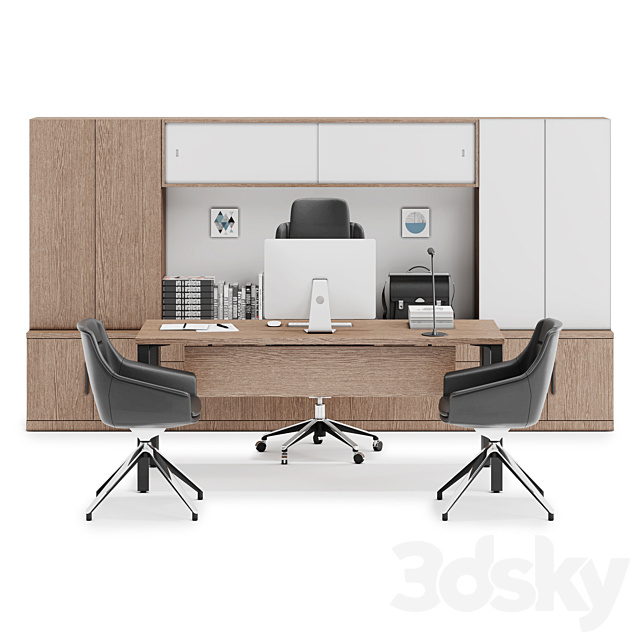 Herman Miller Canvas Private Office (v10) 3DS Max Model - thumbnail 2