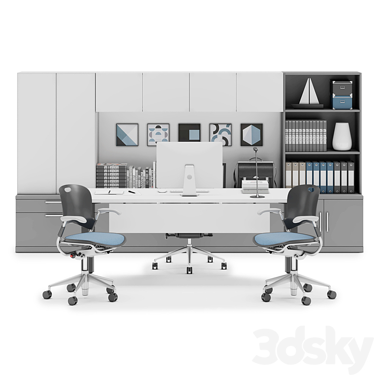 Herman Miller Canvas Private Office (v12) 3DS Max - thumbnail 2