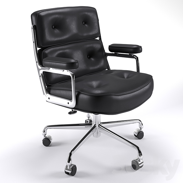 Herman Miller Eames Executive Chairs 3ds Max - thumbnail 1