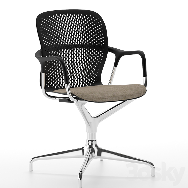 Herman miller keyn chair  (Keyn Chair Group) 3DS Max Model - thumbnail 1