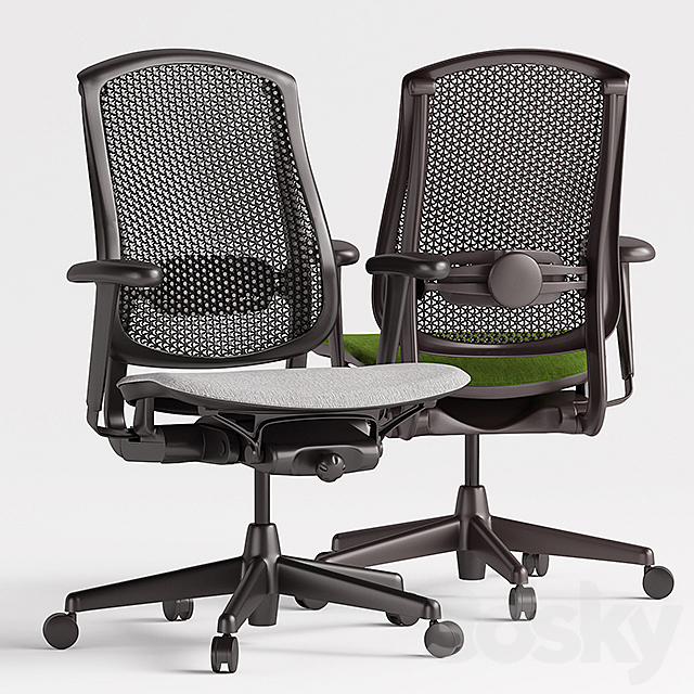 HermanMiller – Celle Chairs 3ds Max - thumbnail 1