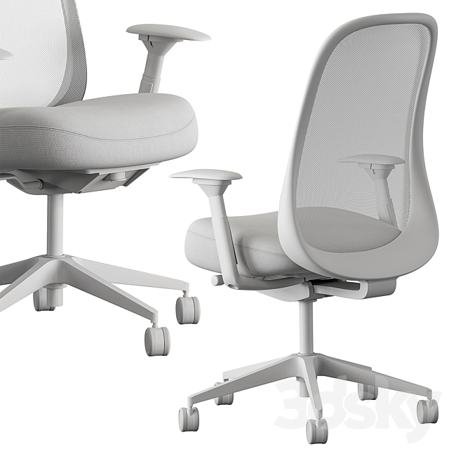 HermanMiller Lino – Office Chair Set 27 3DS Max Model - thumbnail 2