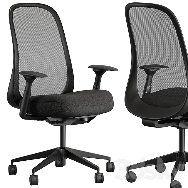 HermanMiller Lino – Office Chair Set 27 3DS Max Model - thumbnail 5