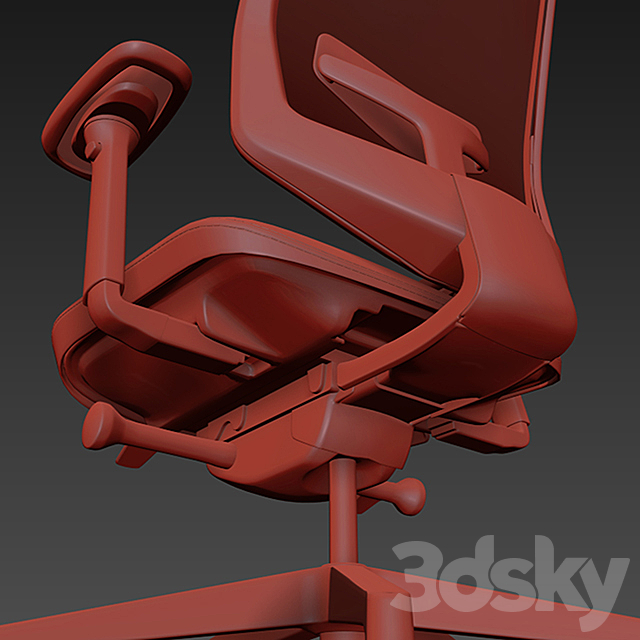 HermanMiller_Verus Chairs 3DS Max Model - thumbnail 3