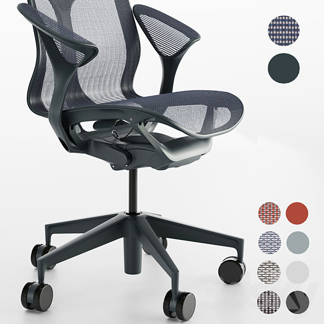 High-Back Cosm Chair by Herman Miller 3DSMax File - thumbnail 2