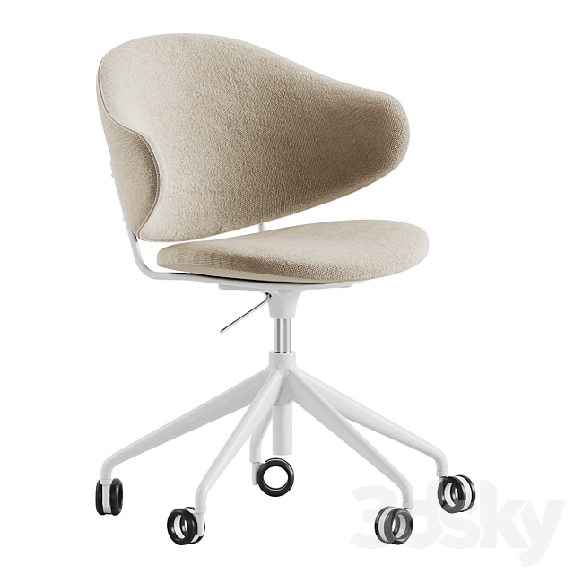 Holly Home Office Chair Calligaris 3DS Max Model - thumbnail 4