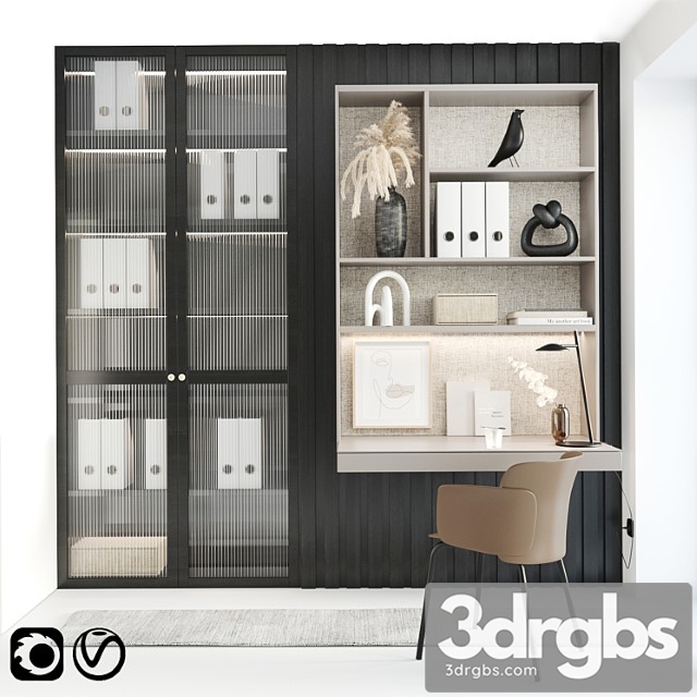 Home Office 01 3dsmax Download - thumbnail 1