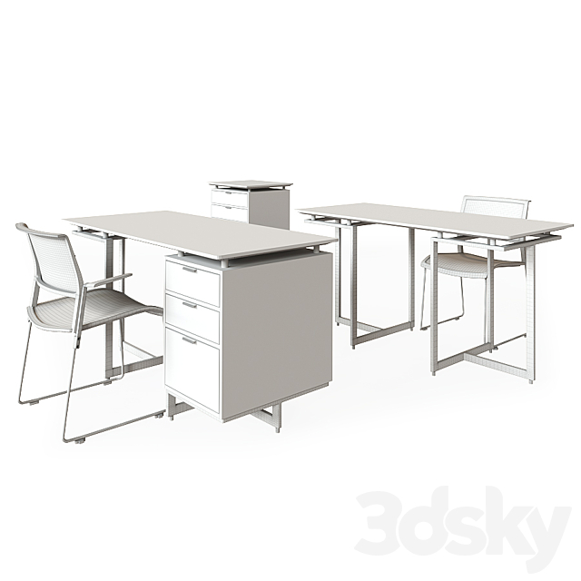 Home office from UB2 Axona AICHI 3DS Max Model - thumbnail 5