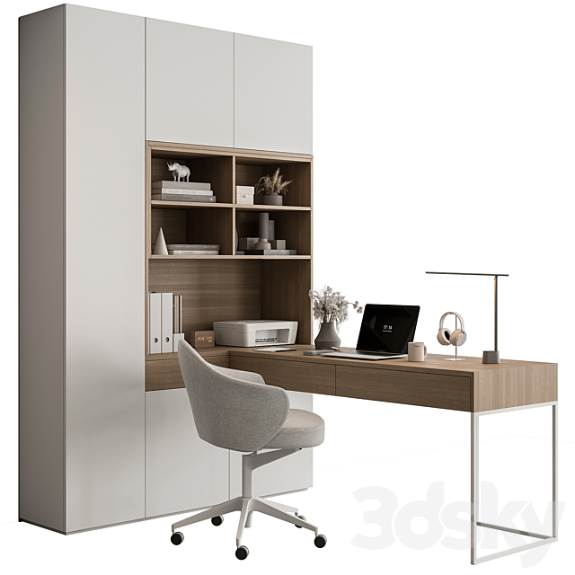 Home Office – Office Furniture 499 3ds Max - thumbnail 1