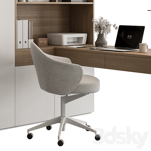 Home Office – Office Furniture 499 3ds Max - thumbnail 3