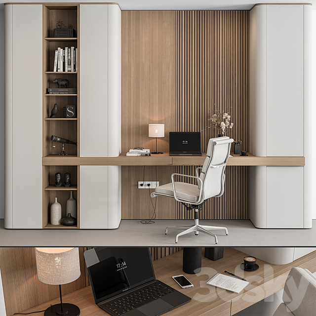 Home Office – Office Furniture 510 3DS Max Model - thumbnail 3