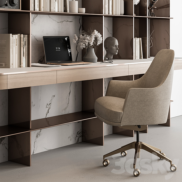 Home Office – Office Furniture 522 3ds Max - thumbnail 3